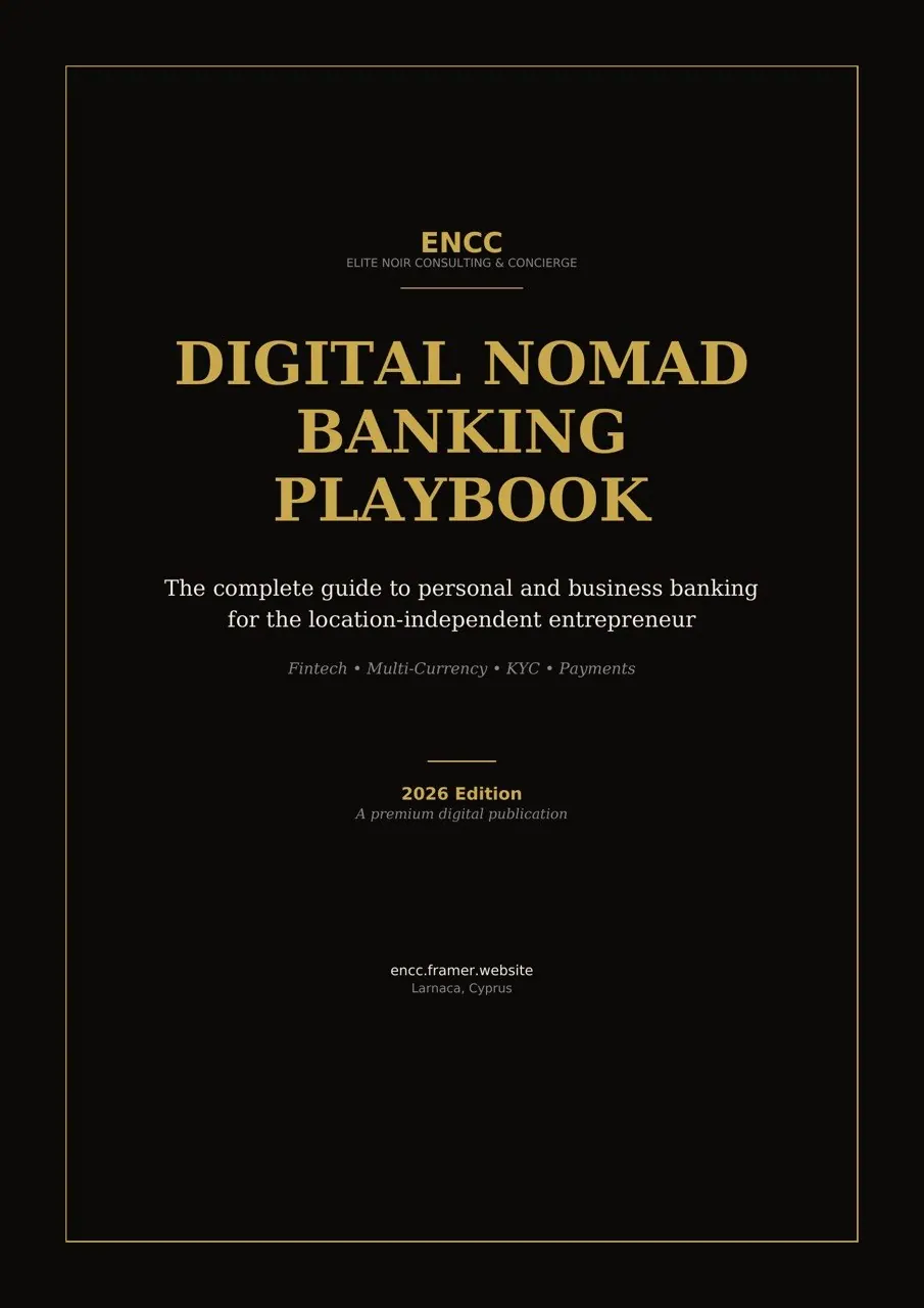 Digital Nomad Banking Playbook cover