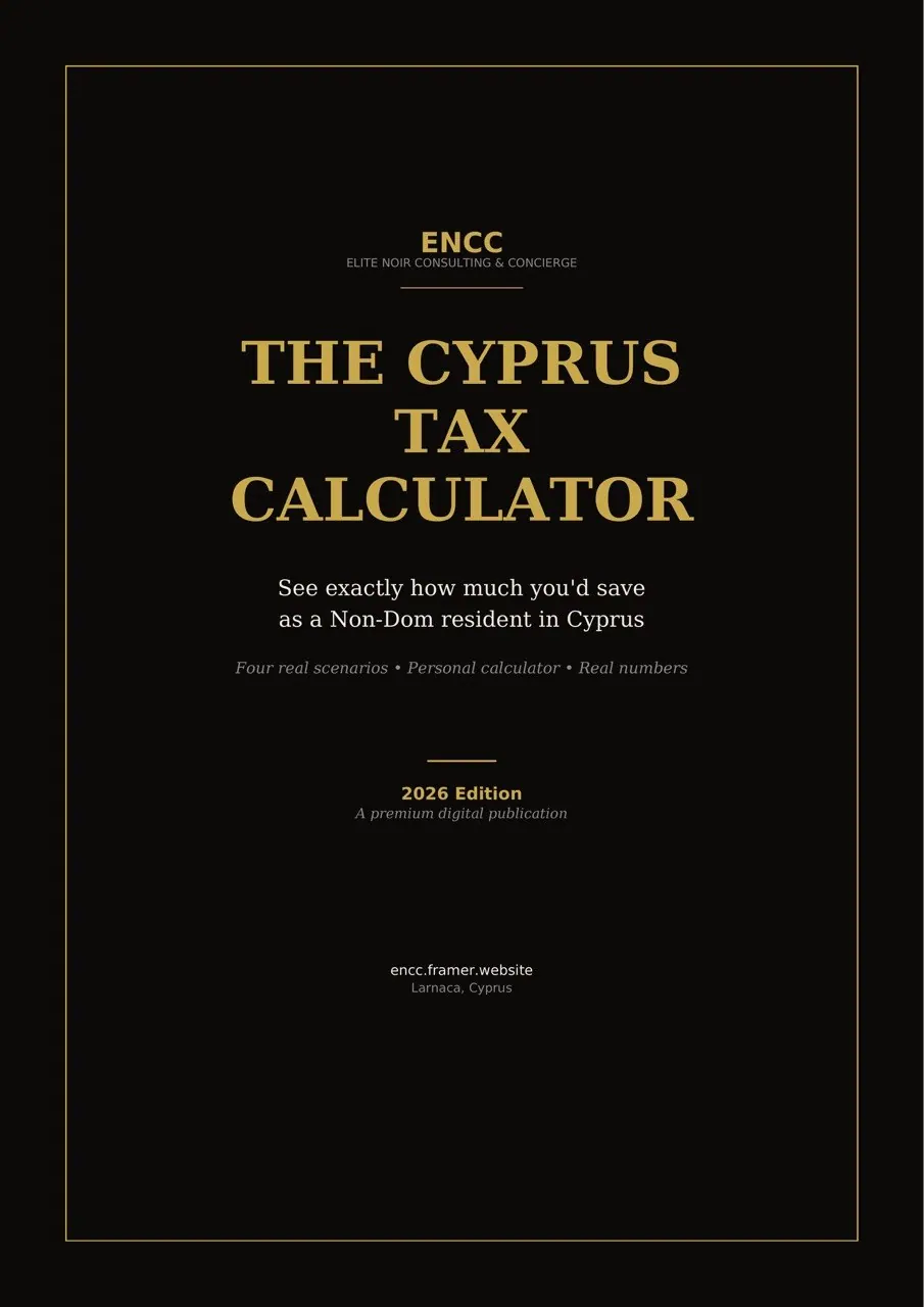 The Cyprus Tax Calculator cover