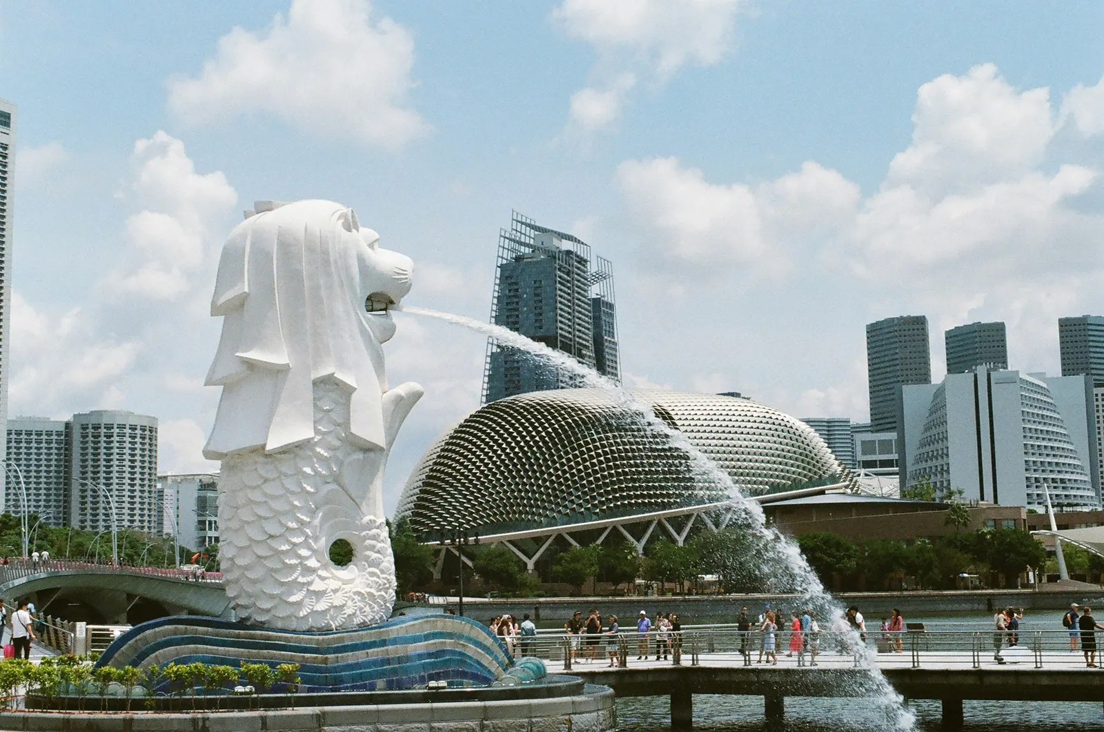 Merlion and Marina Bay, Singapore
